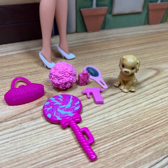 Vintage 1966/1976 Barbie Doll Long Blonde Wavy Hair Blue Eyes Accessories & Dog - Picture 7 of 9